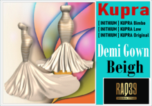 [R39] Kupra Demi Gown BEIGH