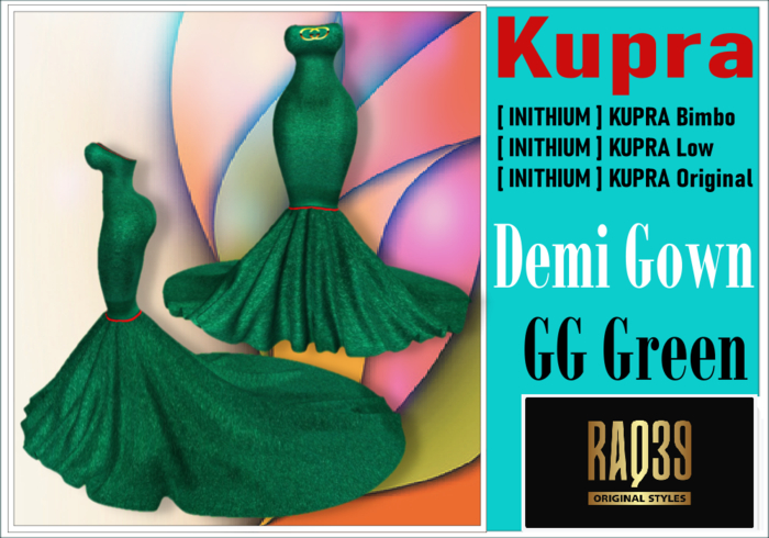[R39] Kupra Demi Gown GGGRN