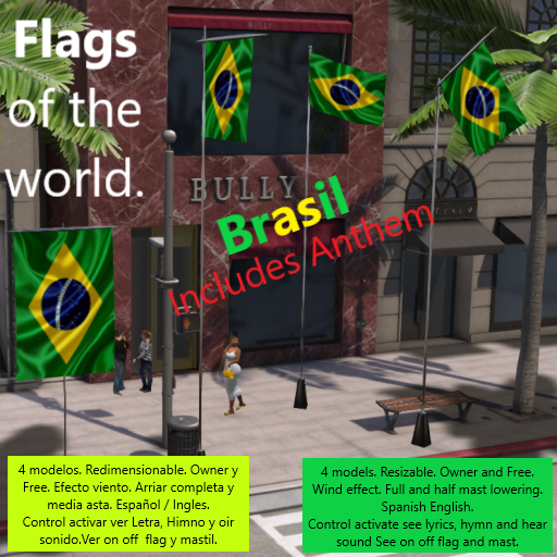 Flag Box Brasil Full Model