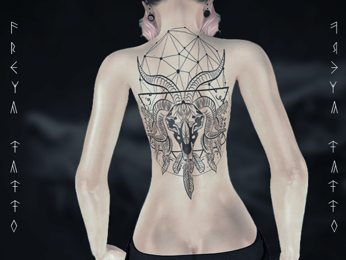Freya Tattoo BOM  - Back Geo