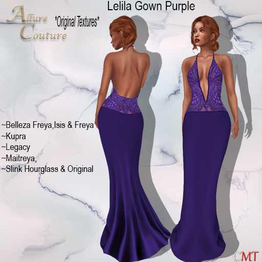 Lelila Gown Purple (Add)