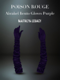 POISON ROUGE Abrahel Bento Gloves Purple