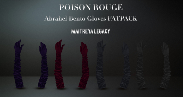 POISON ROUGE Abrahel Bento Gloves FATPACK