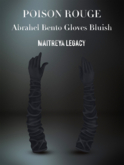 POISON ROUGE Abrahel Bento Gloves Bluish