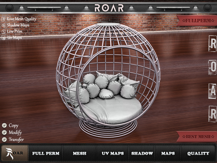 {::ROAR::} Fullperm Bed #2136