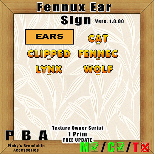 Fennux Ear Sign Vers. 1