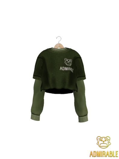 Admirable. Layered Shirt (Olive)