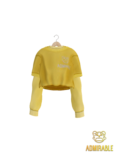 Admirable. Layered Shirt (Yellow)