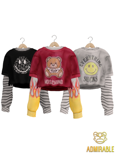 Admirable. Layered Shirt (Fatpack)