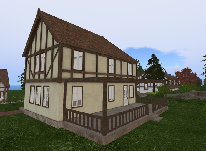 LH - Chalet Homes - Side patio with pergola type E MP1