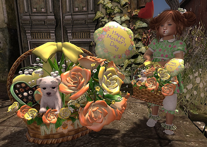 CJ Mothers Day Basket Yellow TD Set - Transfer