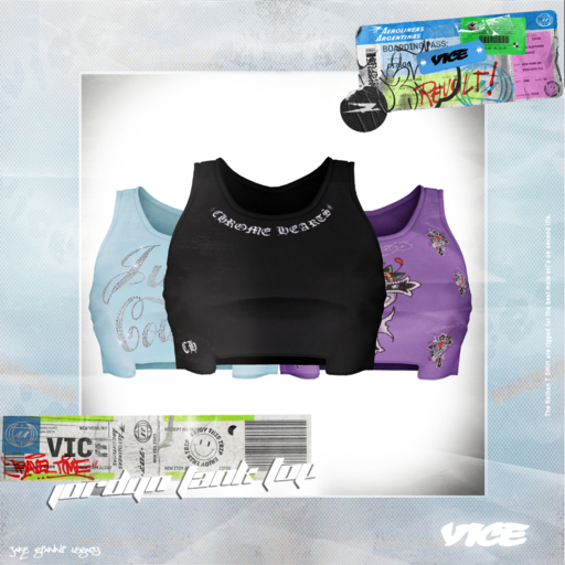 VICE - Jordyn Crop Top "Fatpack"