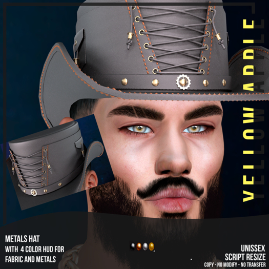 Yellow Apple - Metals Hat