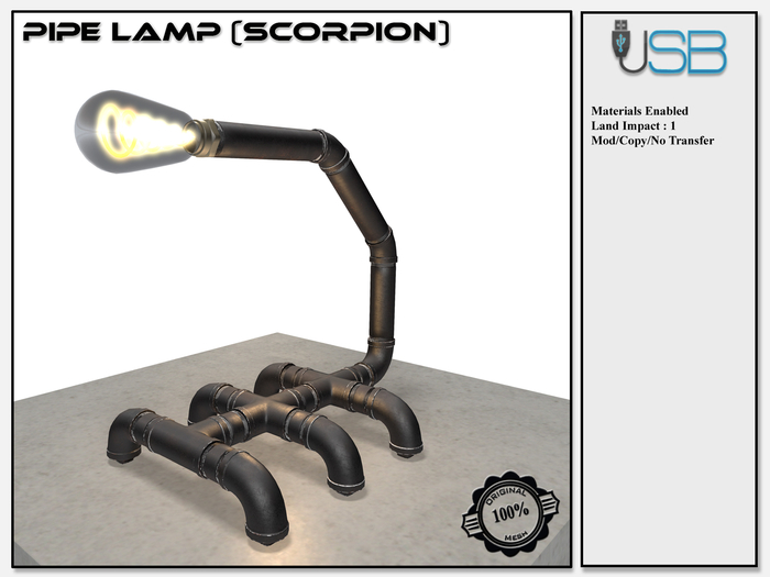 [USB] - Pipes Lamp (Scorpion)
