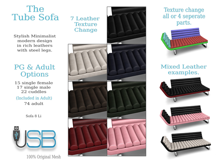 [USB] - Tube Sofa (PG)