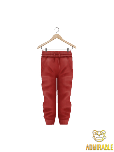 Admirable- Skinny Joggers (Red)