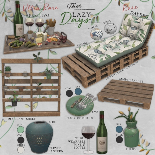 ..::THOR::.. Stack Of Dishes - Sage