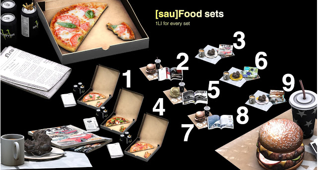 [sau]Fastfood set[6][exchanger]