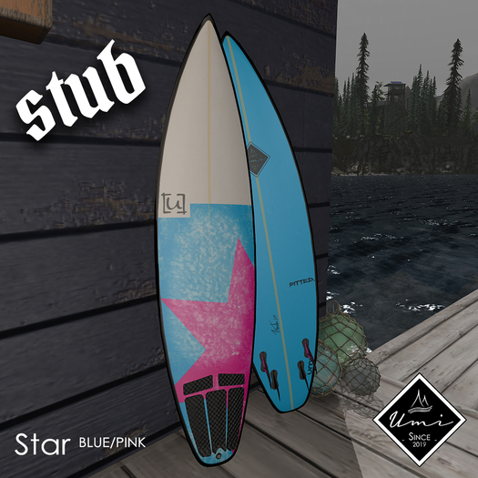 [Umi] Stub 2.0 Star Blue/Pink