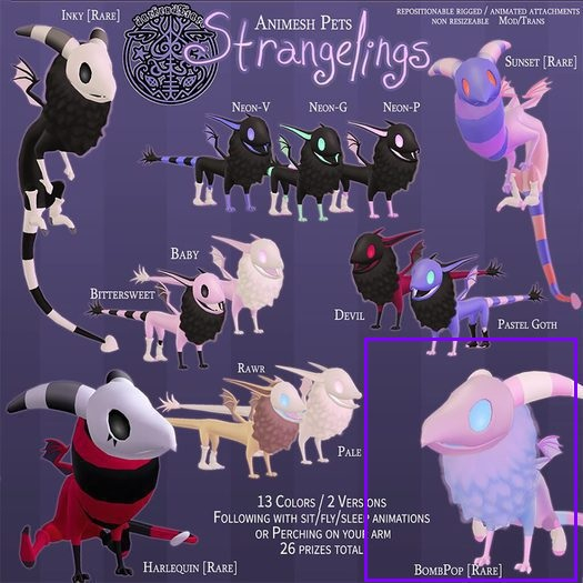 darkendStare. Strangelings [BombPop] (Perch) RARE