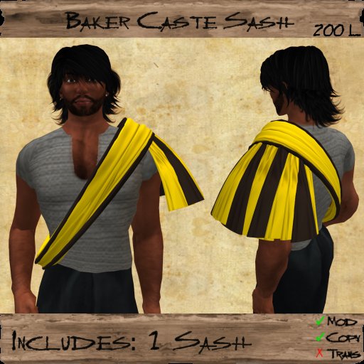 Bakers Shoulder Sash