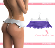 Purple Micro Skirt
