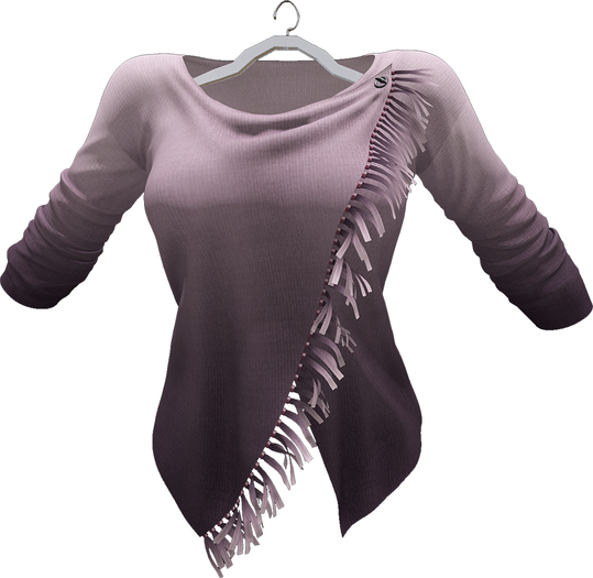 PURPLE OMBRE Diagonal Sweater  SALE