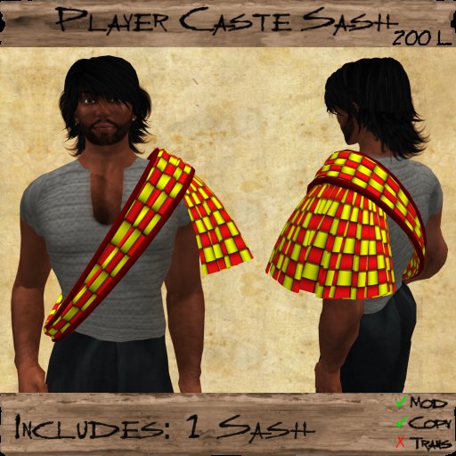 Players Shoulder Sash