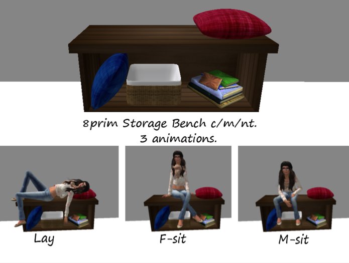 Storage bench [Boxed]