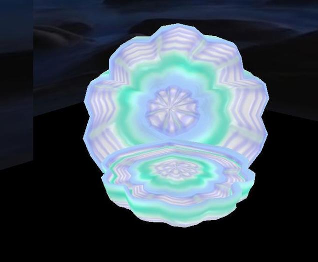 Aqua Blues Mermaid Chair