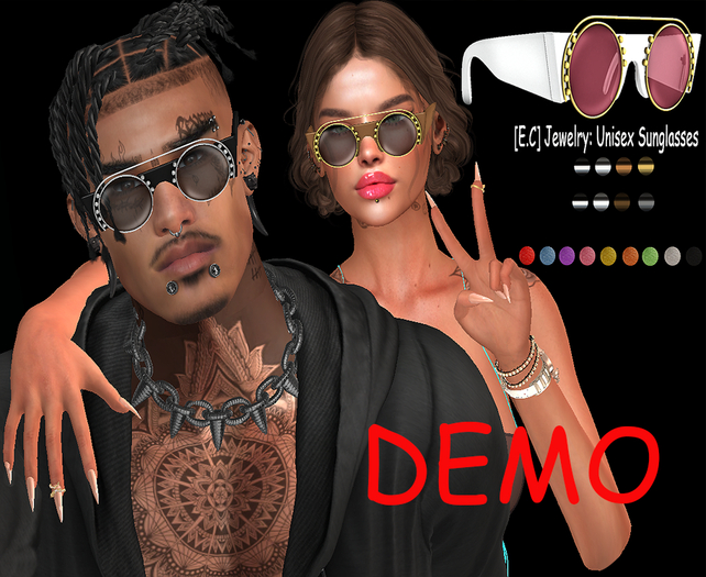[E.C] Jewelry: Unisex Sunglasses DEMO