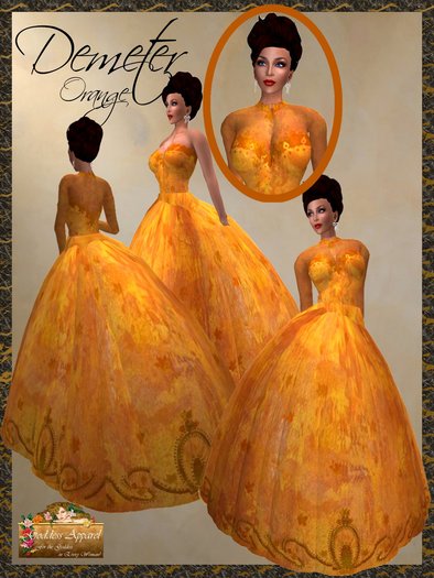 *Goddess* Demeter in Orange