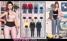 Astralia - Emma Premaman Jeggings (Baby Pink)