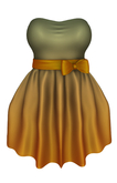 The Annex - Autumn Dress - Oranges