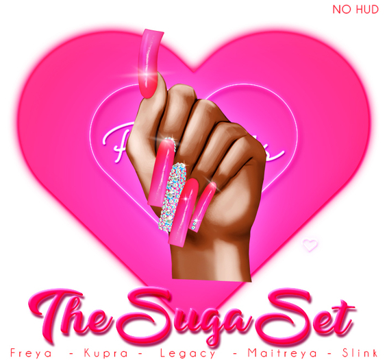 !! Pinky's Nails !! Suga Set ' Square