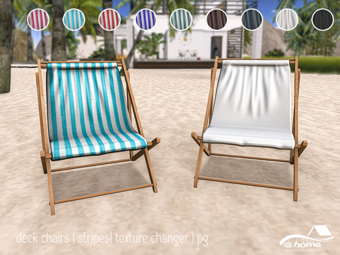 @home: deck chair [stripes]