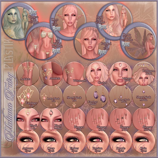 :[P]:- Maliana Fairy:// Gold Ringset