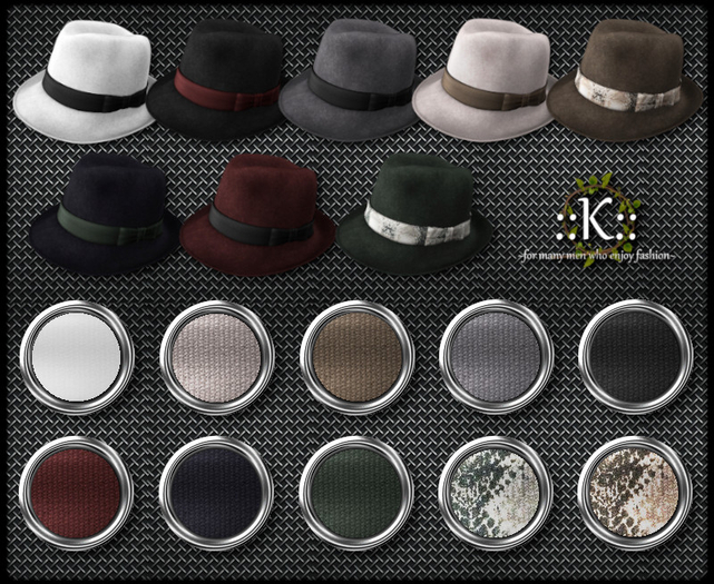 ::K:: Classic Trilby Hat [BOX]