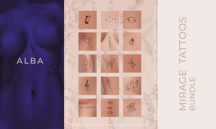 ALBA - Mirage Tattoos Bundle