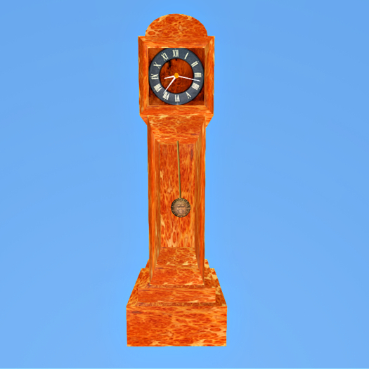 Animated Grandfather Clock (Black Morel)