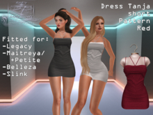 {RP} Dress Tanja Red Pattern short