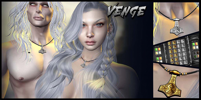 VENGE - 'Mjolnir' Necklace *Add Me*