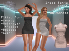 {RP} Dress Tanja Whiterose Pattern short