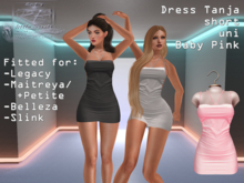 {RP} Dress Tanja Baby Pink uni short