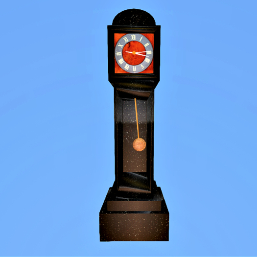 Animated Grandfather Clock (Starry Night Design)