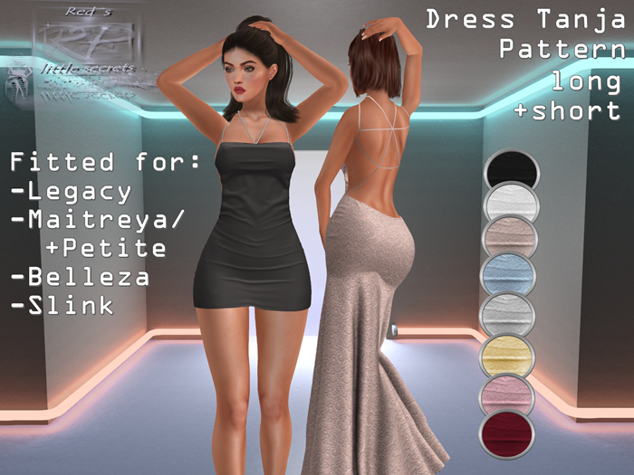 {RP} Dress Tanja Single Pack Long and Short  Pattern Fatpack