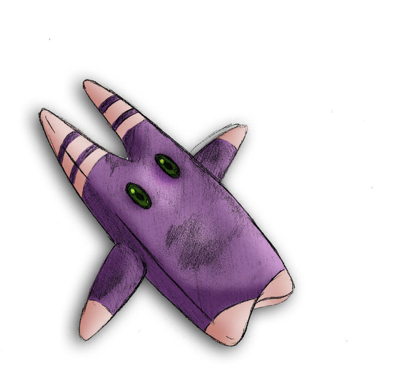 alien doll (purple)