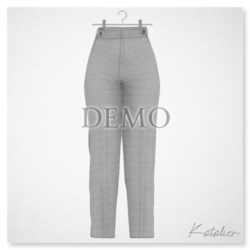 Kotolier . Tweedpants - DEMO