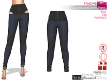 Dae, Obj, FBX, And Texture Files Cutout Long Jeans Pants Maitreya, Slink, Belleza, Ocacin, Voluptuous, Tonic
