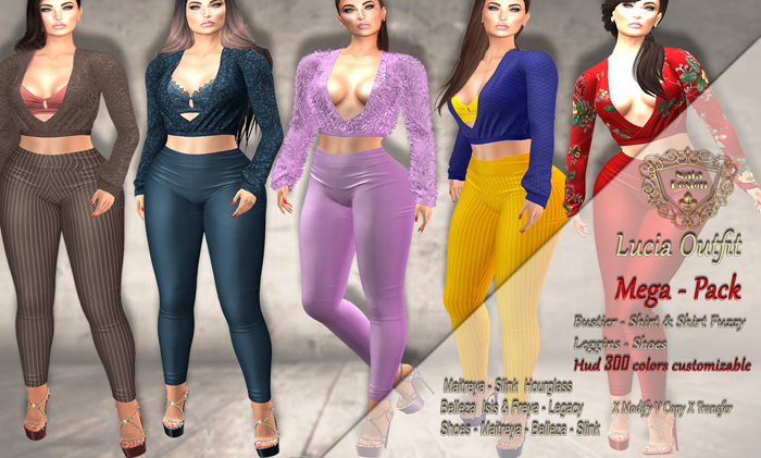 Nala Design - Lucia Mega Pack Outfit  - Mesh Bodies